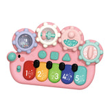 Maxbell Light up Music Baby Toys Early Learning Cartoon for Toddlers Babies Birthday pink