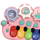 Maxbell Light up Music Baby Toys Early Learning Cartoon for Toddlers Babies Birthday pink