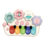 Maxbell Light up Music Baby Toys Early Learning Cartoon for Toddlers Babies Birthday white