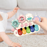 Maxbell Light up Music Baby Toys Early Learning Cartoon for Toddlers Babies Birthday white