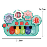 Maxbell Light up Music Baby Toys Early Learning Cartoon for Toddlers Babies Birthday green