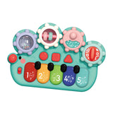 Maxbell Light up Music Baby Toys Early Learning Cartoon for Toddlers Babies Birthday green