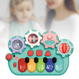 Maxbell Light up Music Baby Toys Early Learning Cartoon for Toddlers Babies Birthday green