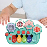 Maxbell Light up Music Baby Toys Early Learning Cartoon for Toddlers Babies Birthday green