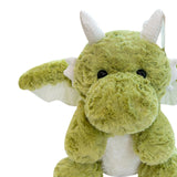 Maxbell Soft Cartoon Flying Dragon Pillow Doll for Home Sofa Bed Holidays Kids Green