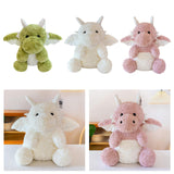 Maxbell Soft Cartoon Flying Dragon Pillow Doll for Home Sofa Bed Holidays Kids Green