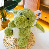 Maxbell Soft Cartoon Flying Dragon Pillow Doll for Home Sofa Bed Holidays Kids Green