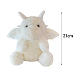 Maxbell Soft Cartoon Flying Dragon Pillow Doll for Home Sofa Bed Holidays Kids White