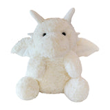 Maxbell Soft Cartoon Flying Dragon Pillow Doll for Home Sofa Bed Holidays Kids White
