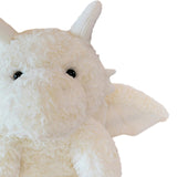 Maxbell Soft Cartoon Flying Dragon Pillow Doll for Home Sofa Bed Holidays Kids White