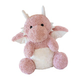 Maxbell Soft Cartoon Flying Dragon Pillow Doll for Home Sofa Bed Holidays Kids Pink