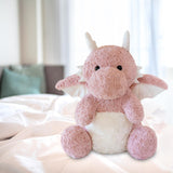 Maxbell Soft Cartoon Flying Dragon Pillow Doll for Home Sofa Bed Holidays Kids Pink