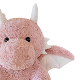 Maxbell Soft Cartoon Flying Dragon Pillow Doll for Home Sofa Bed Holidays Kids Pink