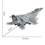 Maxbell 1/100 Simulation Diecast US Fighter Plane Collection for Table Cafe Office