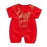 Maxbell New Year Newborn Boy Outfit Party Favor for Chinese New Year Outdoor Summer