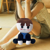 Maxbell Buddies Plush Game Plush Animal Beautifully Plush Doll for Friends Gift Fans Brown Hair Boy