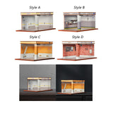 Maxbell 1/32 Parking Lot Display Case Model Car Parking Lot Garage Desktop Decor