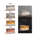 Maxbell 1/32 Parking Lot Display Case Model Car Parking Lot Garage Desktop Decor