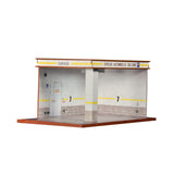 Maxbell 1/32 Parking Lot Display Case Model Car Parking Lot Garage Desktop Decor