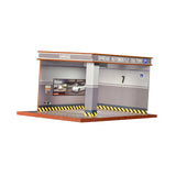 Maxbell 1/32 Parking Lot Display Case Model Car Parking Lot Garage Desktop Decor