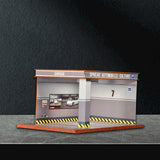 Maxbell 1/32 Parking Lot Display Case Model Car Parking Lot Garage Desktop Decor