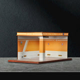 Maxbell 1/32 Parking Lot Display Case Model Car Parking Lot Garage Desktop Decor