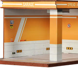 Maxbell 1/32 Parking Lot Display Case Model Car Parking Lot Garage Desktop Decor