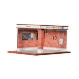 Maxbell 1/32 Parking Lot Display Case Model Car Parking Lot Garage Desktop Decor