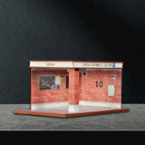 Maxbell 1/32 Parking Lot Display Case Model Car Parking Lot Garage Desktop Decor