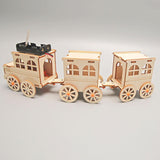Maxbell Small Train Model Kits Self Assembly Stem Building Kits Kids Adults Gift