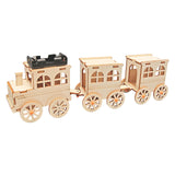 Maxbell Small Train Model Kits Self Assembly Stem Building Kits Kids Adults Gift