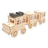 Maxbell Small Train Model Kits Self Assembly Stem Building Kits Kids Adults Gift