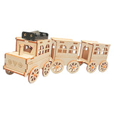 Maxbell Small Train Model Kits Self Assembly Stem Building Kits Kids Adults Gift