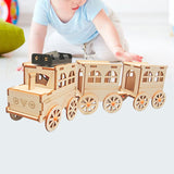 Maxbell Small Train Model Kits Self Assembly Stem Building Kits Kids Adults Gift