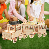 Maxbell Small Train Model Kits Self Assembly Stem Building Kits Kids Adults Gift