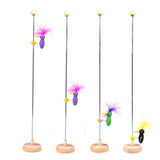 Maxbell Wooden Bird Pole Toy Funny Pecking Bird on A Pole for Teens Kids Boys Girls