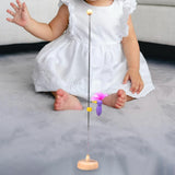 Maxbell Wooden Bird Pole Toy Funny Pecking Bird on A Pole for Teens Kids Boys Girls