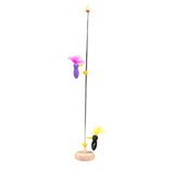 Maxbell Wooden Bird Pole Toy Funny Pecking Bird on A Pole for Teens Kids Boys Girls