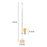 Maxbell Wooden Bird Pole Toy Bird Pole Pecking Sliding Toy for Adults Children Teens