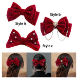Maxbell Bow Hair Clip Bow Hairpin Bowknot Barrettes for Wedding Party Activities