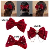 Maxbell Bow Hair Clip Bow Hairpin Bowknot Barrettes for Wedding Party Activities