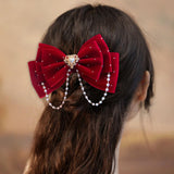 Maxbell Bow Hair Clip Bow Hairpin Bowknot Barrettes for Wedding Party Activities