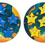 Maxbell Face Changing Puzzles Blocks Educational for Baby Girls and Boys Party Favor