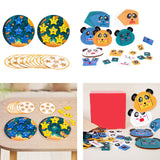 Maxbell Face Changing Puzzles Blocks Educational for Baby Girls and Boys Party Favor