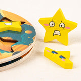 Maxbell Face Changing Puzzles Blocks Educational for Baby Girls and Boys Party Favor