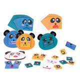 Maxbell Face Changing Puzzles Blocks Educational for Baby Girls and Boys Party Favor