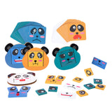 Maxbell Face Changing Puzzles Blocks Educational for Baby Girls and Boys Party Favor