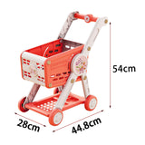 Maxbell Kids Shopping Cart Funny Early Learing for Boys Girls Children Creative Toys Red