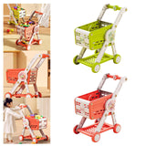 Maxbell Kids Shopping Cart Funny Early Learing for Boys Girls Children Creative Toys Red