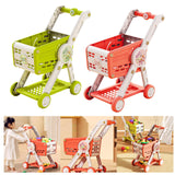 Maxbell Kids Shopping Cart Funny Early Learing for Boys Girls Children Creative Toys Red